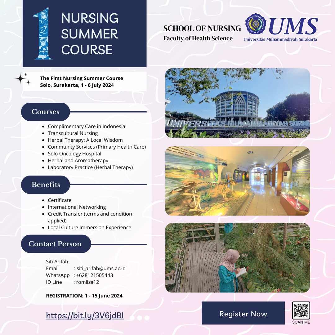 Read more about the article Nursing UMS will hold an International Summer Course