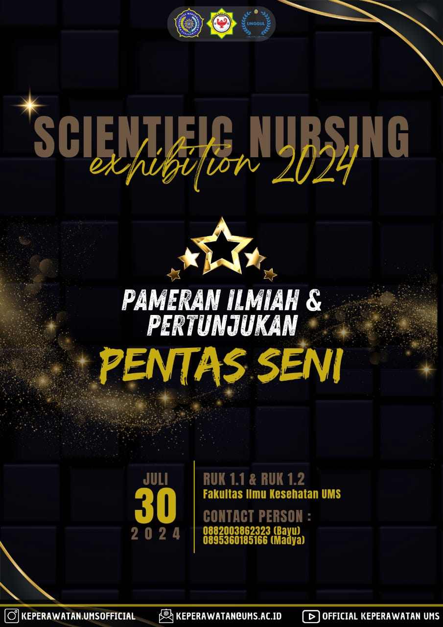 Read more about the article Scientific Nursing Exhibition 2024: Pameran Ilmiah dan Pentas Seni Prodi Keperawatan UMS dalam rangka Menyongsong Inovasi dan Kreativitas dalam Dunia Keperawatan