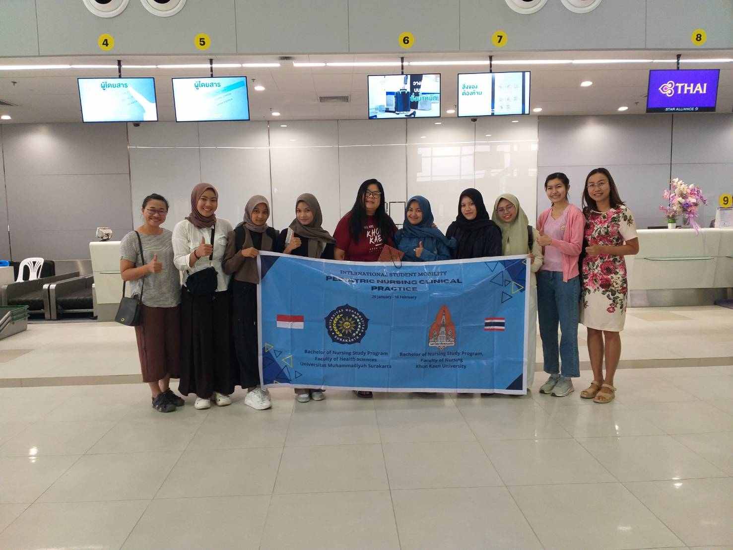 Read more about the article Universitas Muhammadiyah Surakarta Enhances International Collaboration with Pediatric Nursing Clinical Practice Program at Khon Kaen University