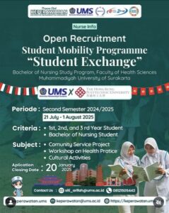 Read more about the article Open Recruitment: Student Mobility Programme “Student Exchange”