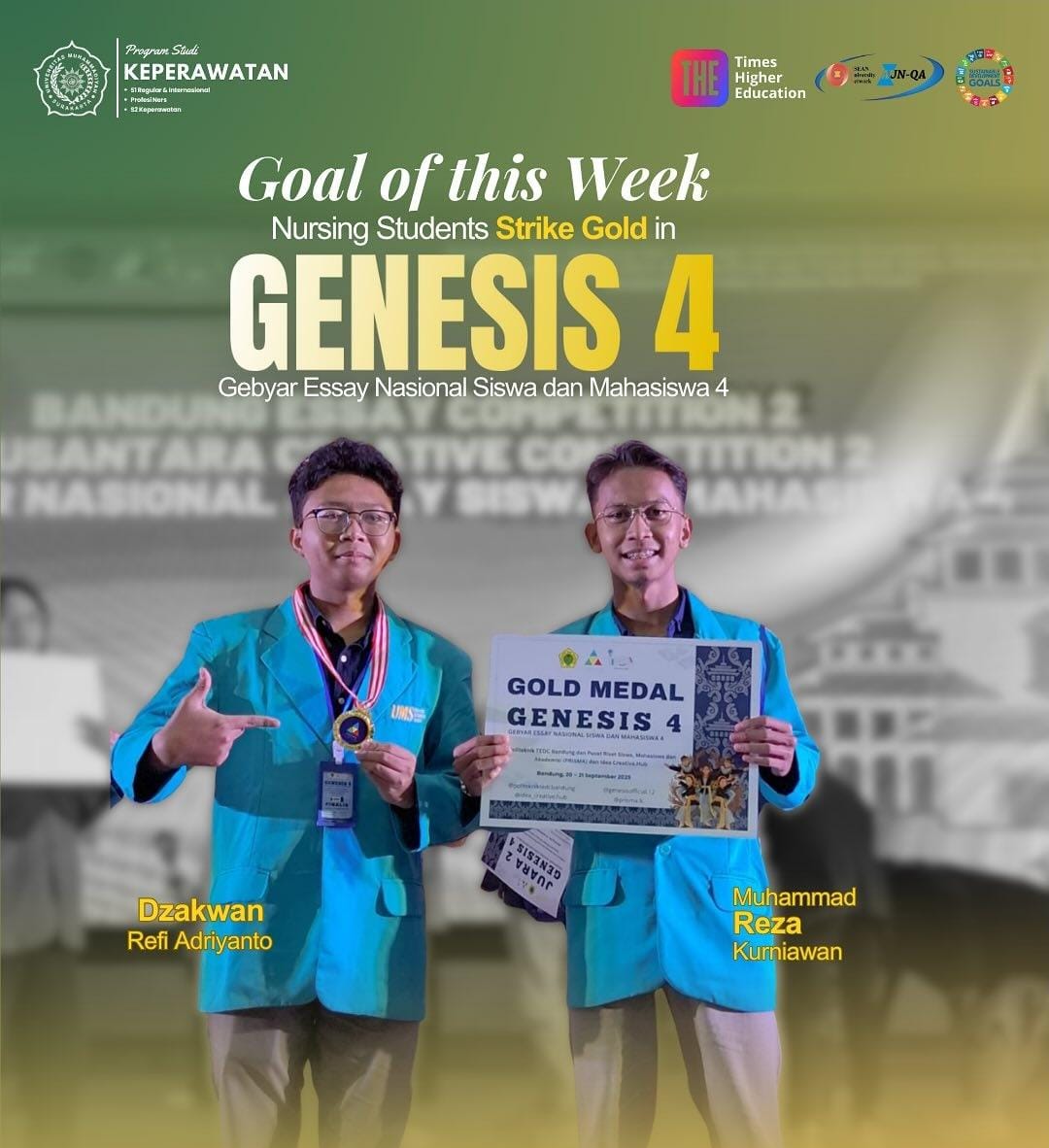 Read more about the article Goal of this Week Nursing Students Strike Gold in Genesis 4