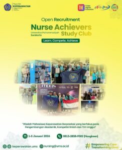 Read more about the article Cetak Generasi Berprestasi, Prodi Keperawatan UMS Buka Rekrutmen Nurse Achievers Study Club 2026