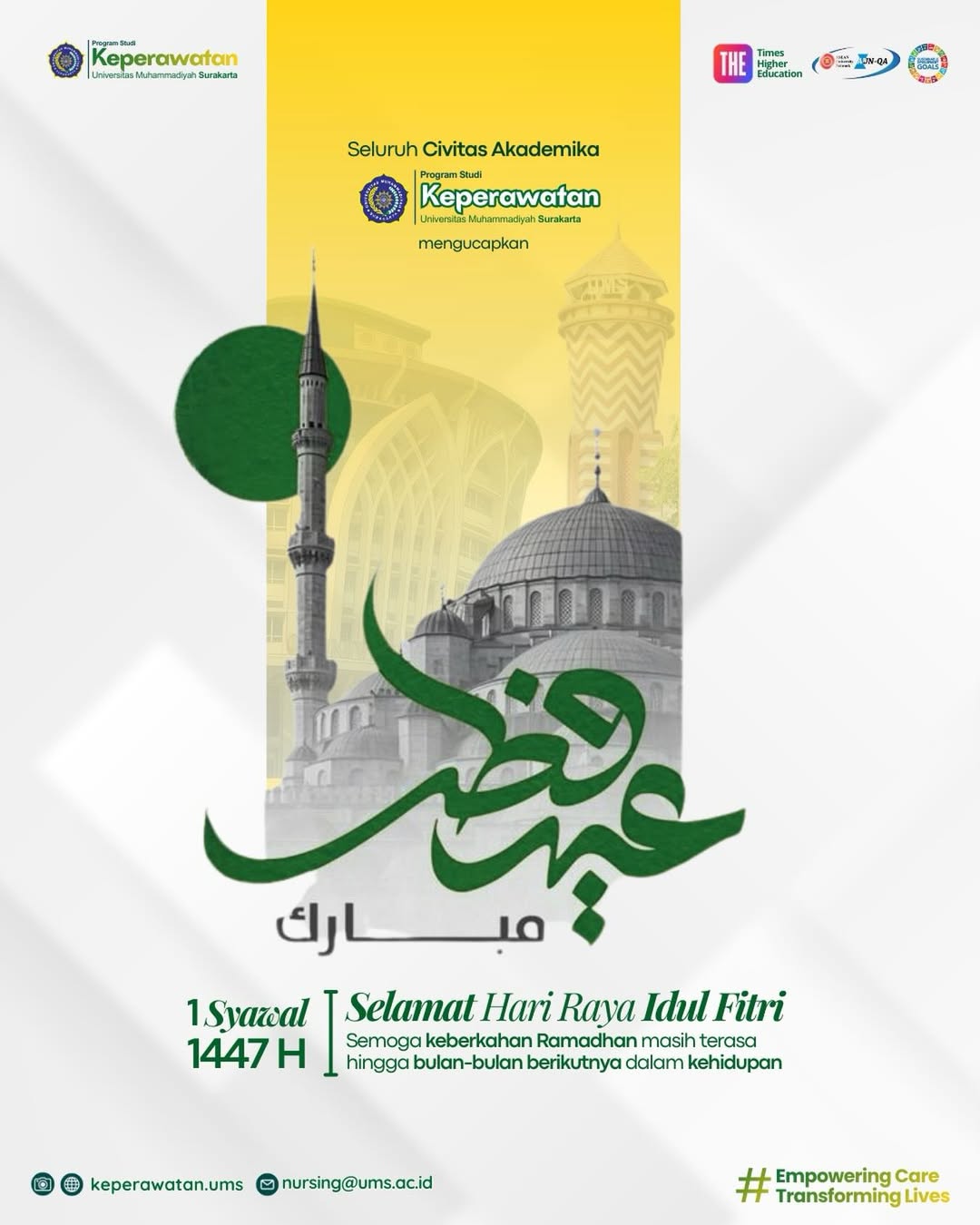 Read more about the article Rayakan Idul Fitri 1447 H, Civitas Keperawatan UMS Tebar Pesan Kebersamaan dan Kepedulian