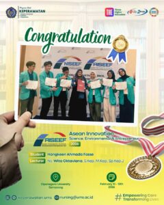 Read more about the article Mahasiswa Keperawatan UMS Raih Prestasi Internasional pada Ajang AISEEF 2026