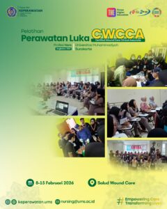 Read more about the article Tingkatkan Kompetensi Klinis, Mahasiswa Profesi Ners UMS Ikuti Pelatihan Perawatan Luka (CWCCA)