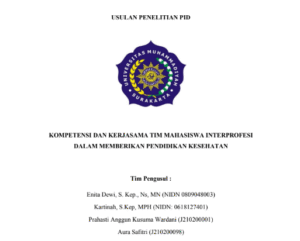 Read more about the article KOMPETENSI DAN KERJASAMA TIM MAHASISWA INTERPROFESI DALAM MEMBERIKAN PENDIDIKAN KESEHATAN