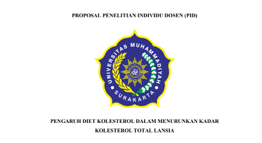 Read more about the article TERAPI DIET KOLESTEROL SEBAGAI UPAYA DALAM PENURUNAN KADAR KOLESTEROL TOTAL LANSIA