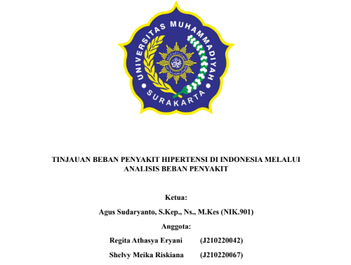 You are currently viewing TINJAUAN BEBAN PENYAKIT HIPERTENSI DI INDONESIA MELALUI ANALISIS BEBAN PENYAKIT