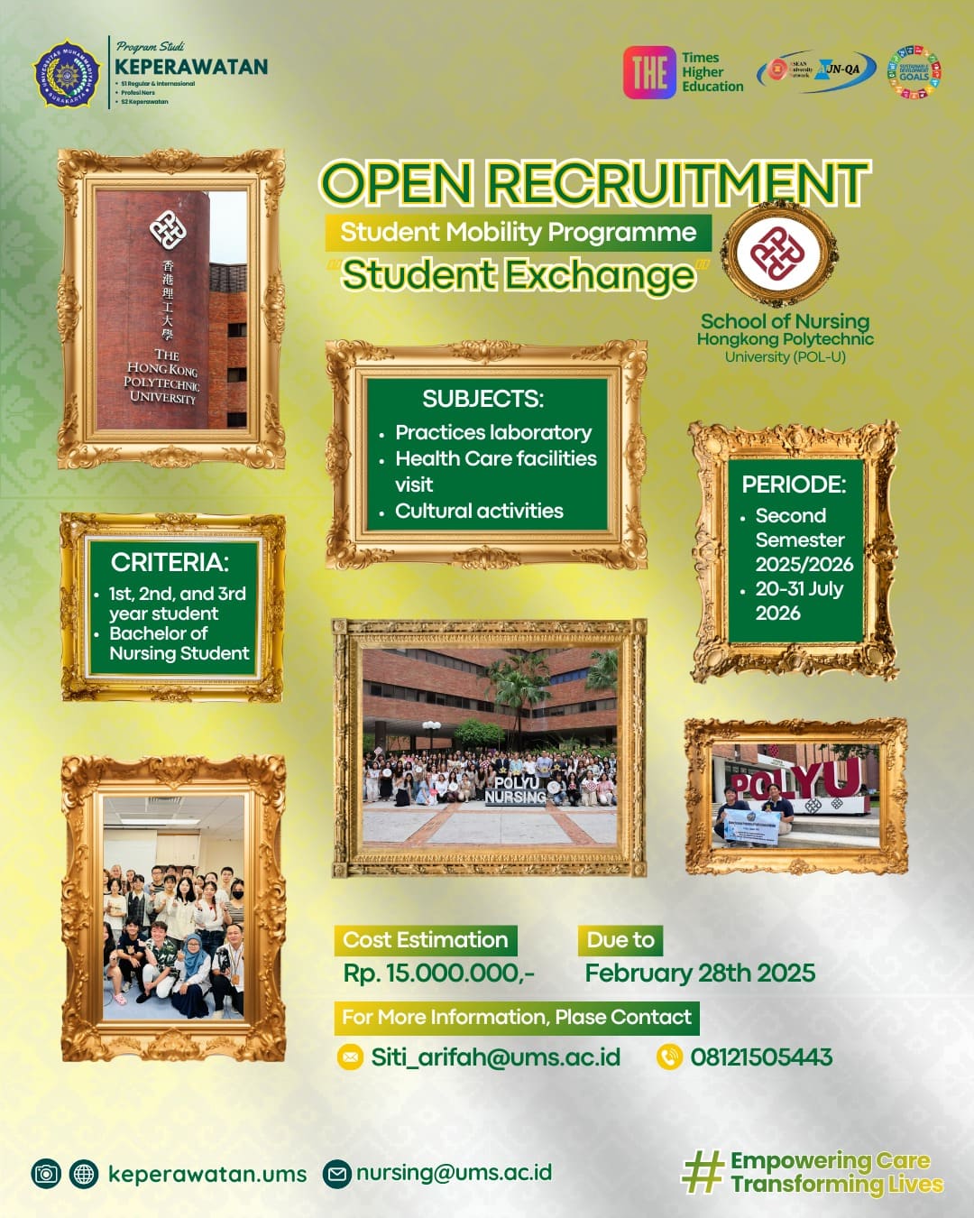 Read more about the article Student Exchange to School of Nursing Hongkong Polytechnic University