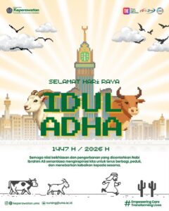 Read more about the article Rayakan Idul Adha 1447 H, Keperawatan UMS Ajak Teladani Keikhlasan dan Semangat Berbagi