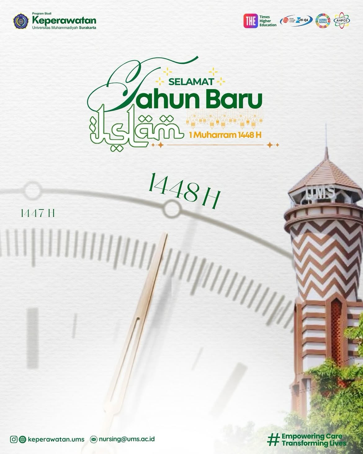 Read more about the article Sambut Tahun Baru Islam 1 Muharram 1448 H, Keperawatan UMS Ajak Perkuat Semangat Hijrah dan Inovasi