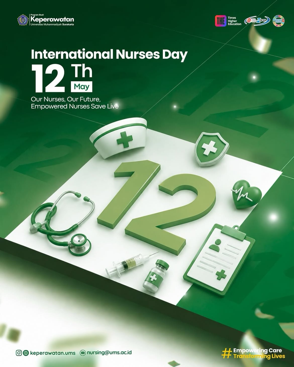 Read more about the article Peringati Hari Perawat Internasional 2026, Keperawatan UMS Gelorakan Semangat “Our Nurses, Our Future”